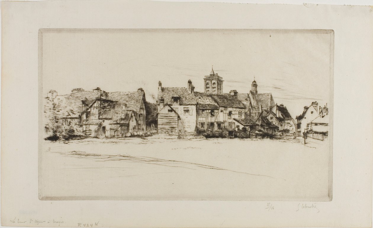 A Torre de St. Nizier, Troyes de Gustave Leheutre