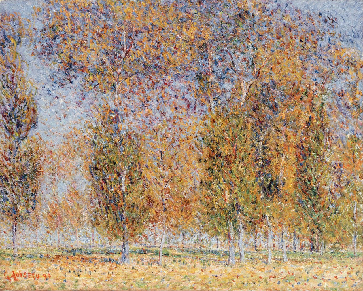 Impressão de outono, Saint-Cyr-Du-Vaudreuil, 1899 de Gustave Loiseau