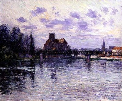 Catedral Auxerre de Gustave Loiseau