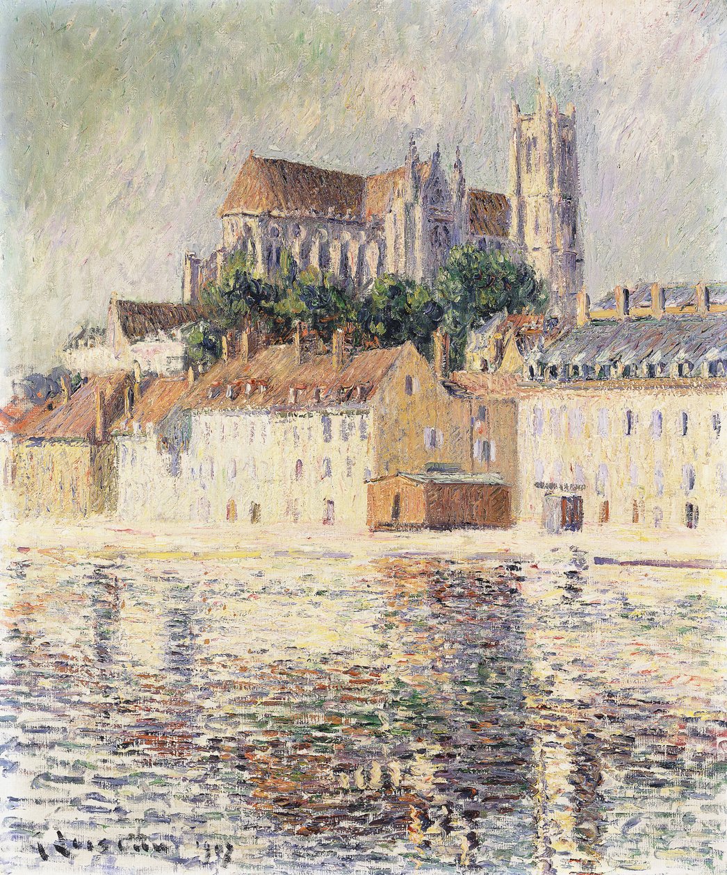 Catedral de Auxerre, de Gustave Loiseau