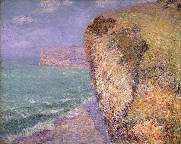 Penhascos em Grainval de Gustave Loiseau