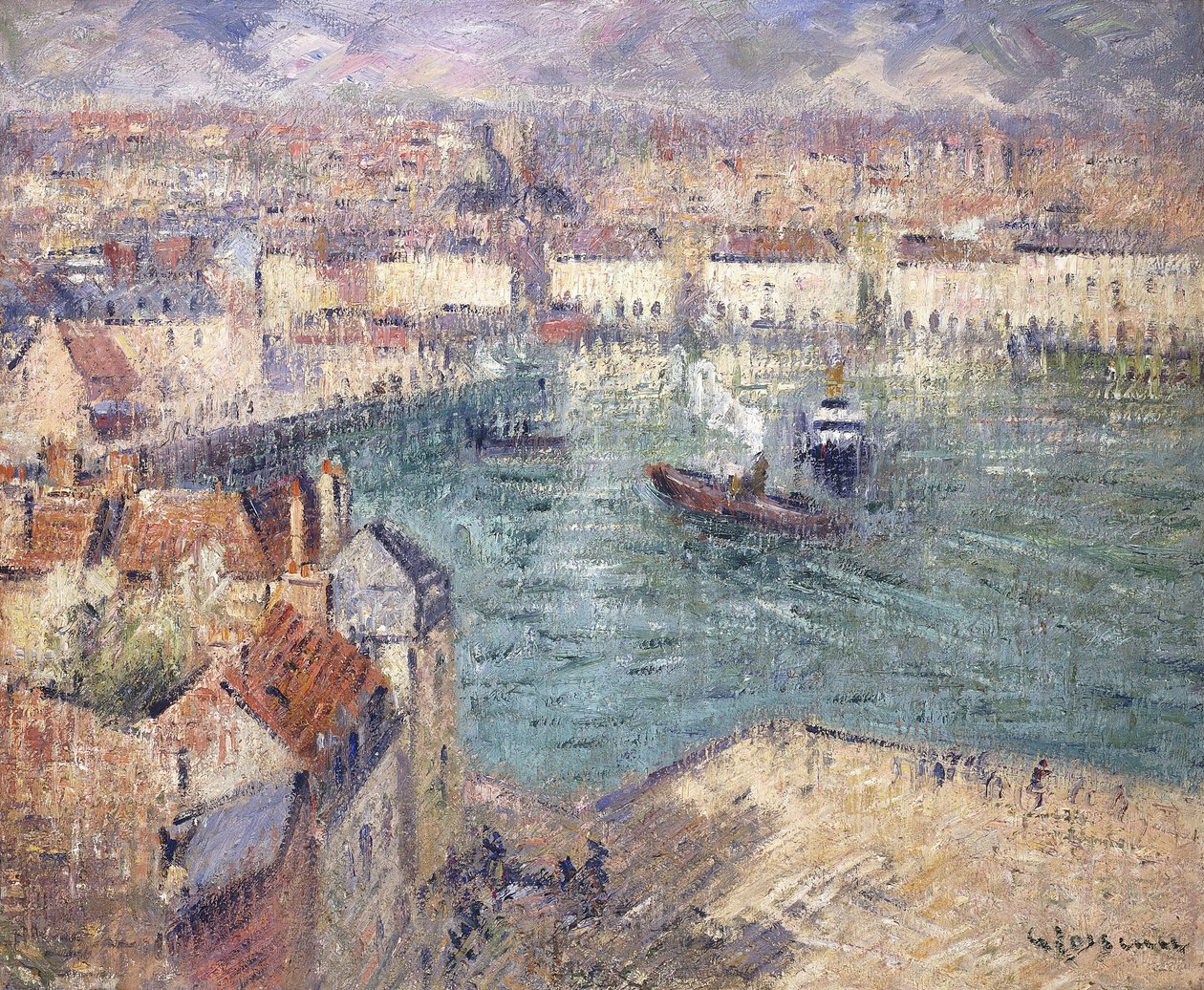 Dieppe, 1929 de Gustave Loiseau