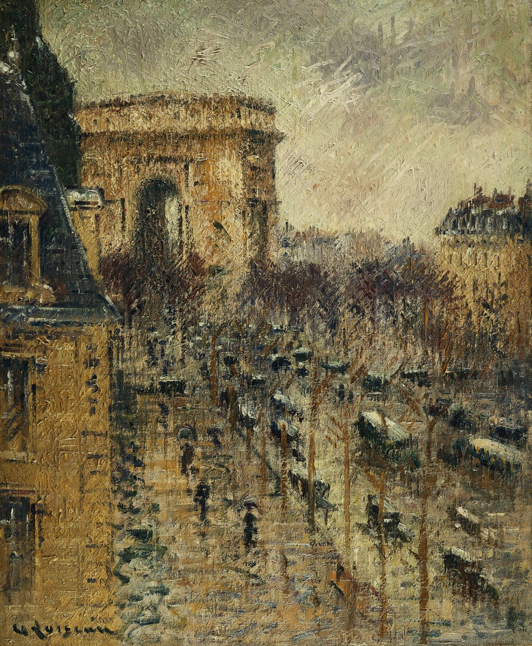 O Arco do Triunfo, c.1930-1931 de Gustave Loiseau