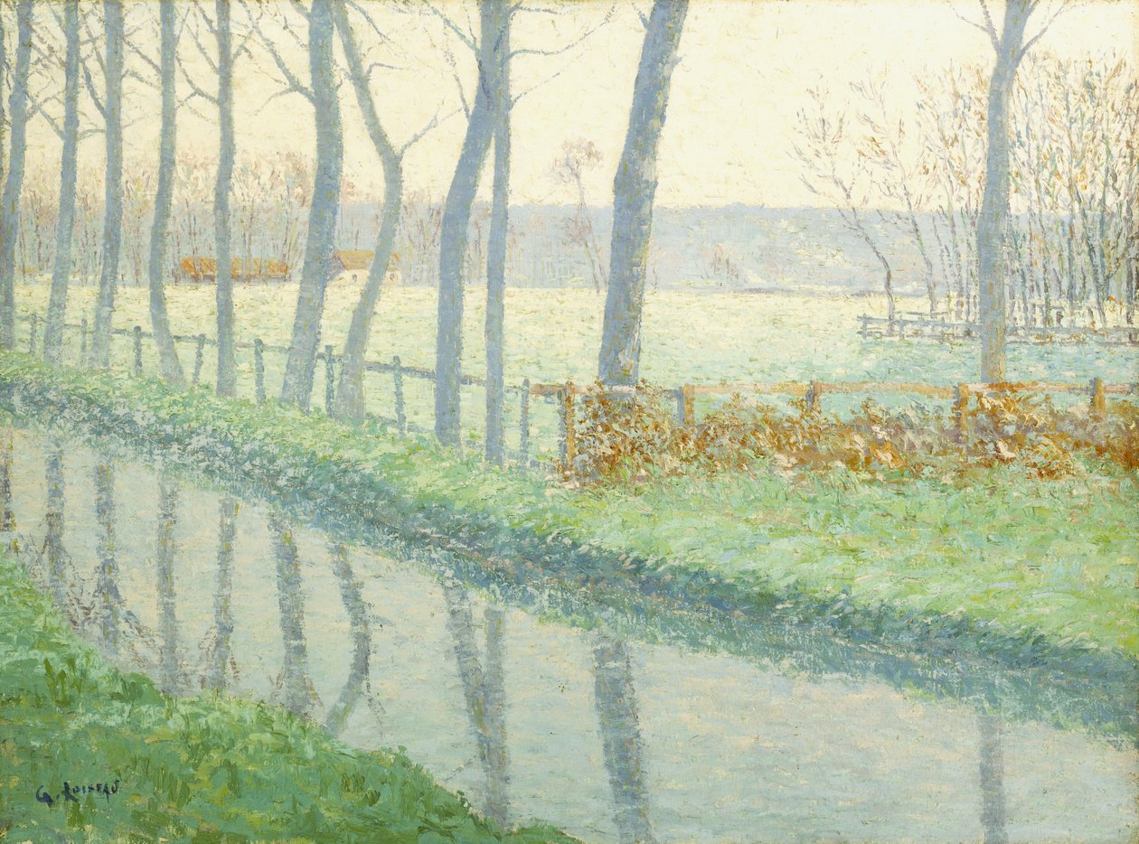 Le Sausseron, Nesles-la-Vallée, c.1891 de Gustave Loiseau