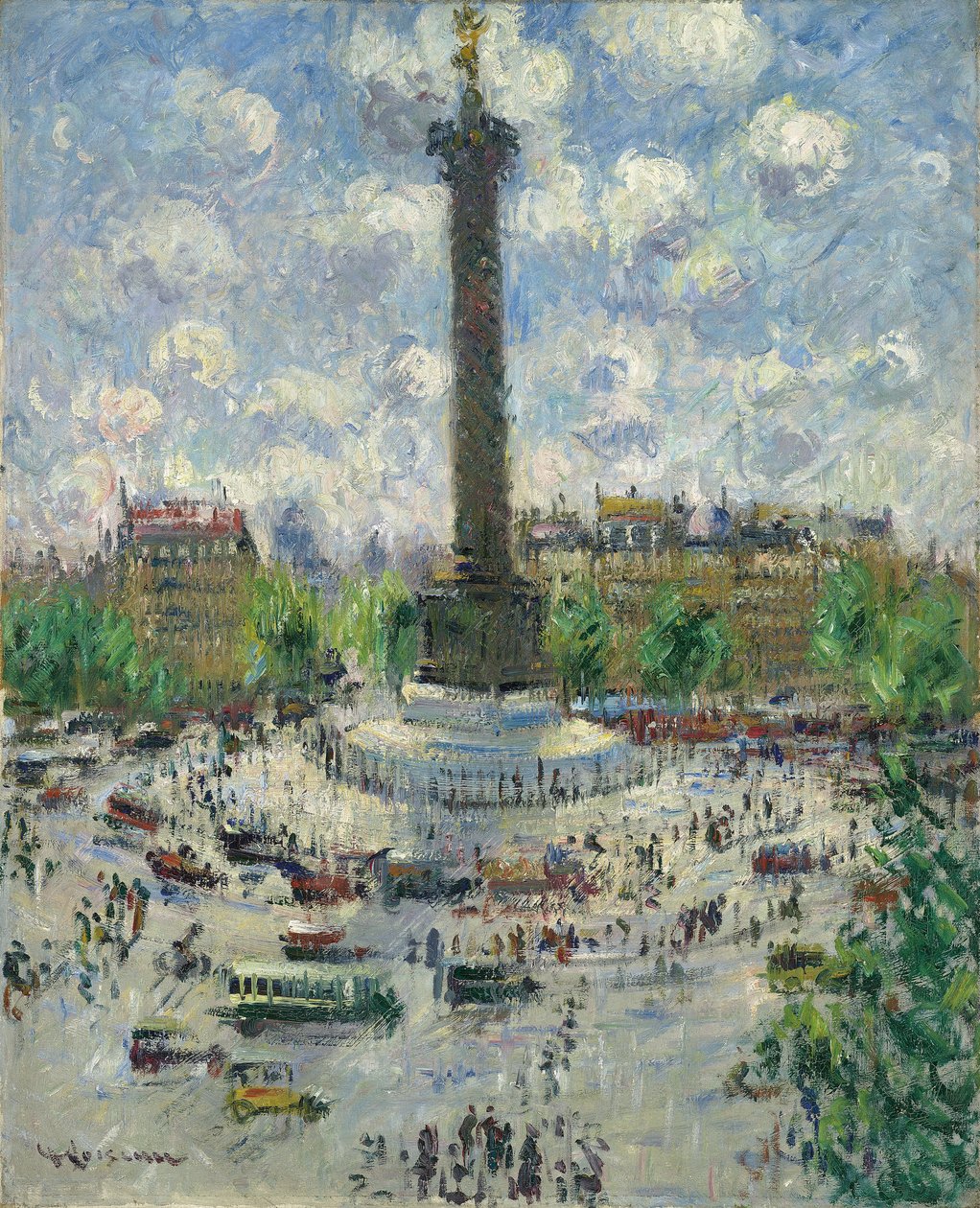 Praça da Bastilha, c. 1922 de Gustave Loiseau