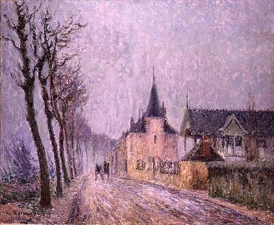 Cais de Pothuis, Pontoise de Gustave Loiseau