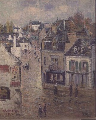 Rua em Pont Aven depois da chuva de Gustave Loiseau