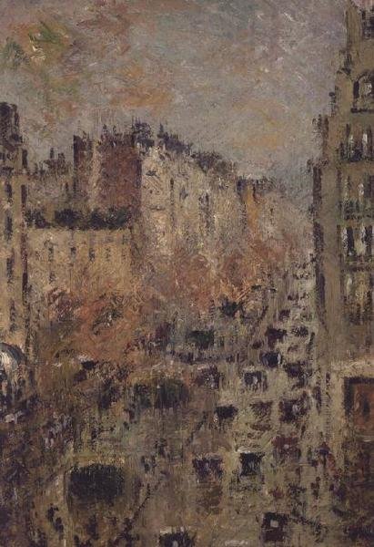 O Boulevard Raspail, 1928 de Gustave Loiseau