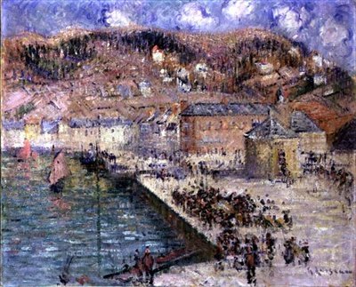 O Mercado do Peixe de Gustave Loiseau