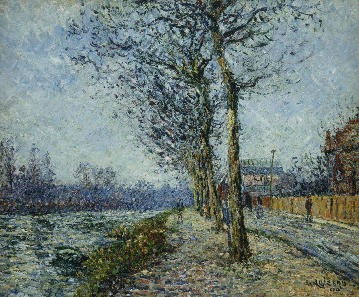 Oise em Pontoise; L "Oise a Pontoise, 1900 de Gustave Loiseau
