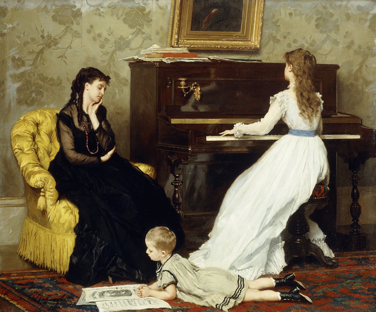 Praticando, de Gustave Léonard de Jonghe