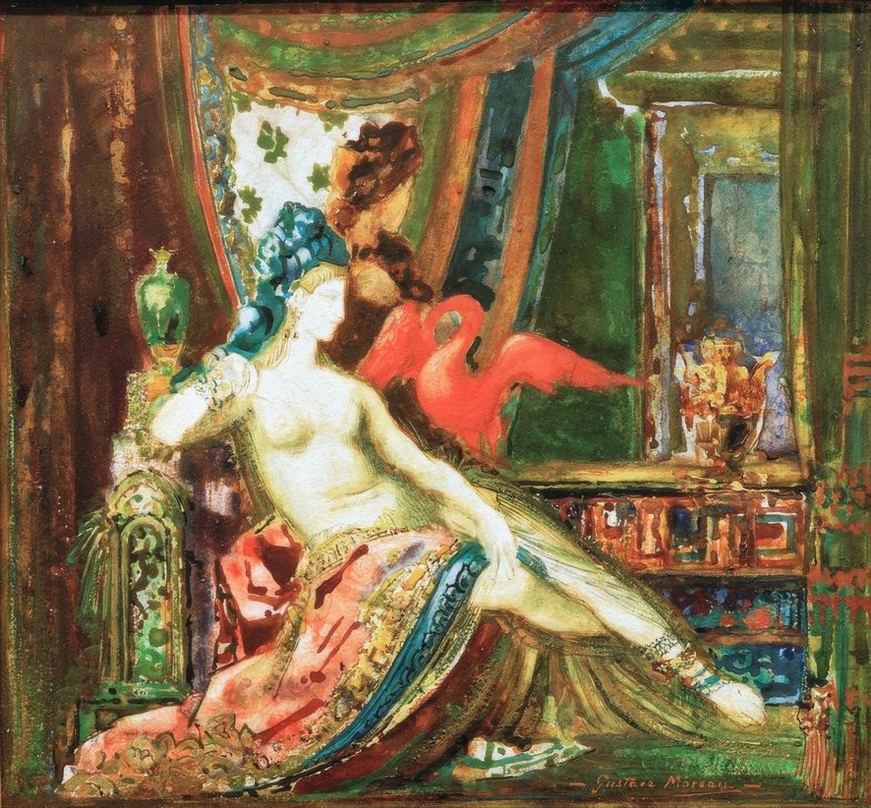 Dalila no ibis de Gustave Moreau