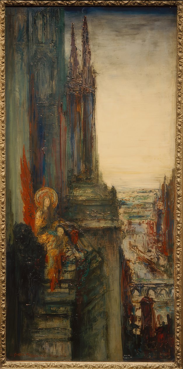 Os anjos viajantes de Gustave Moreau