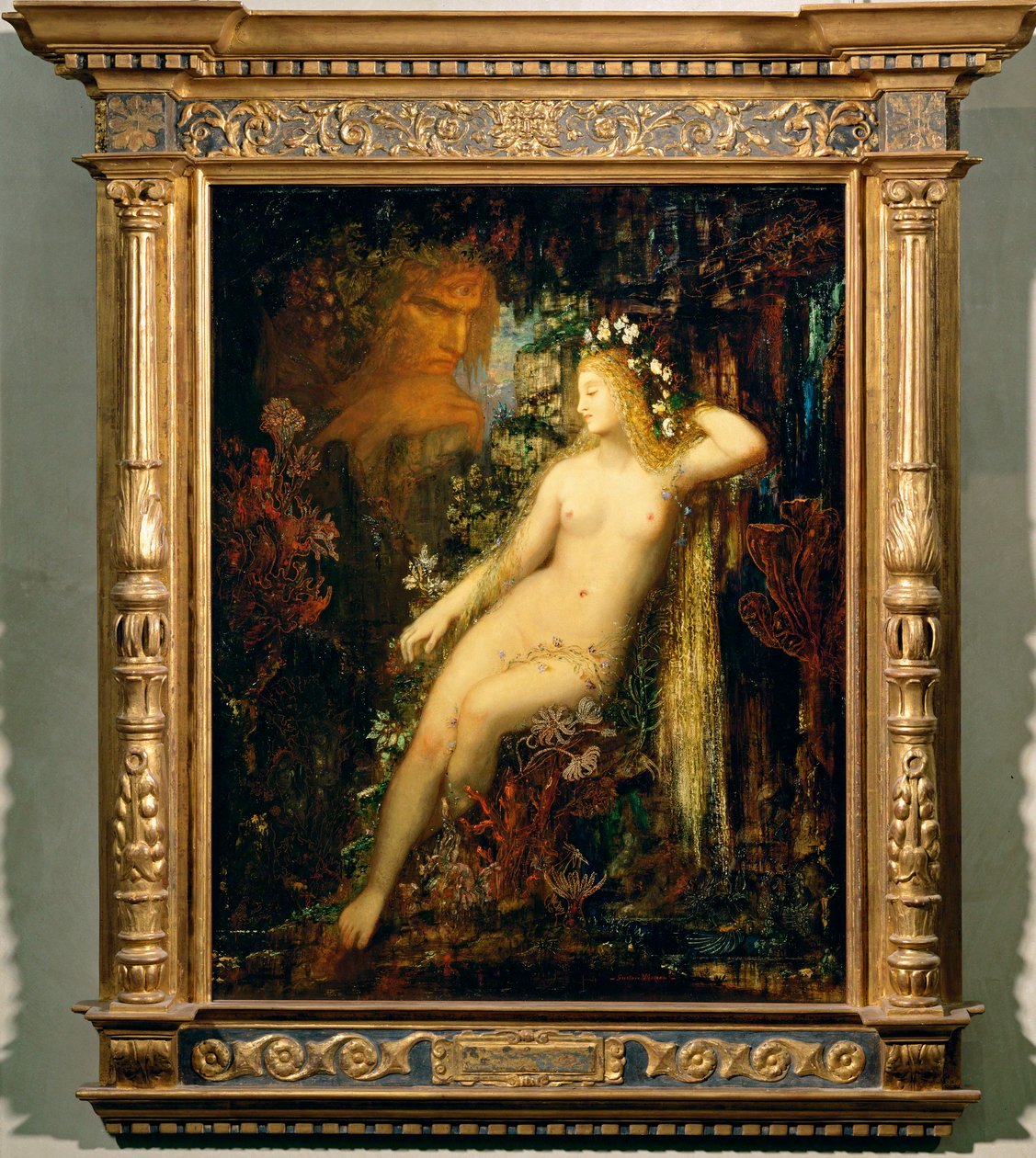 Nu feminino (pintura sobre tela) de Gustave Moreau