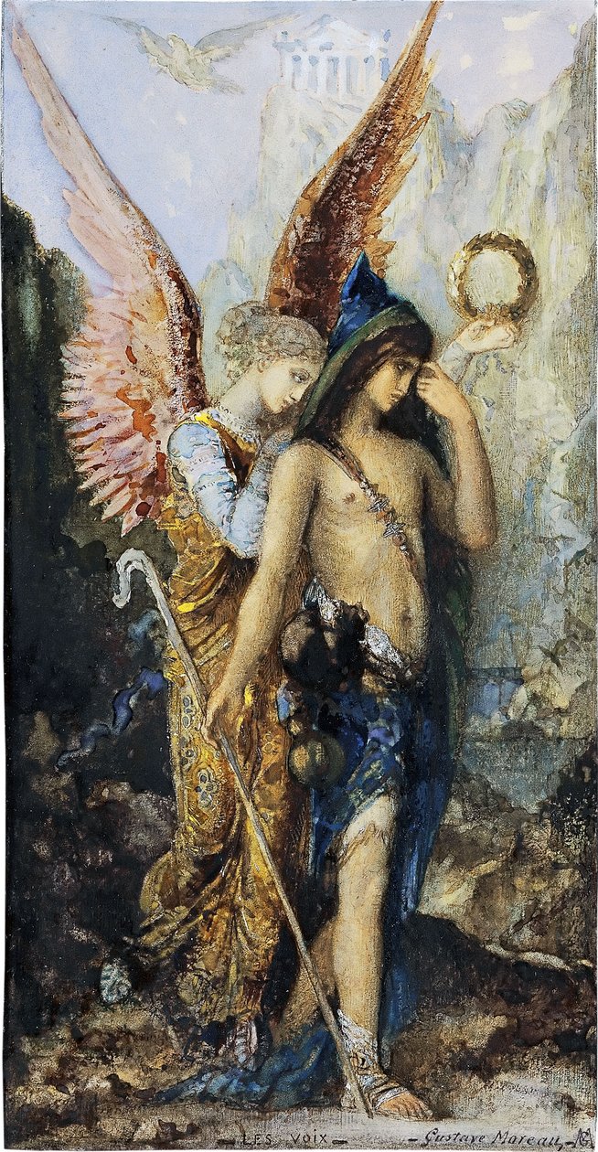 Francês: Les voix As vozes de Gustave Moreau