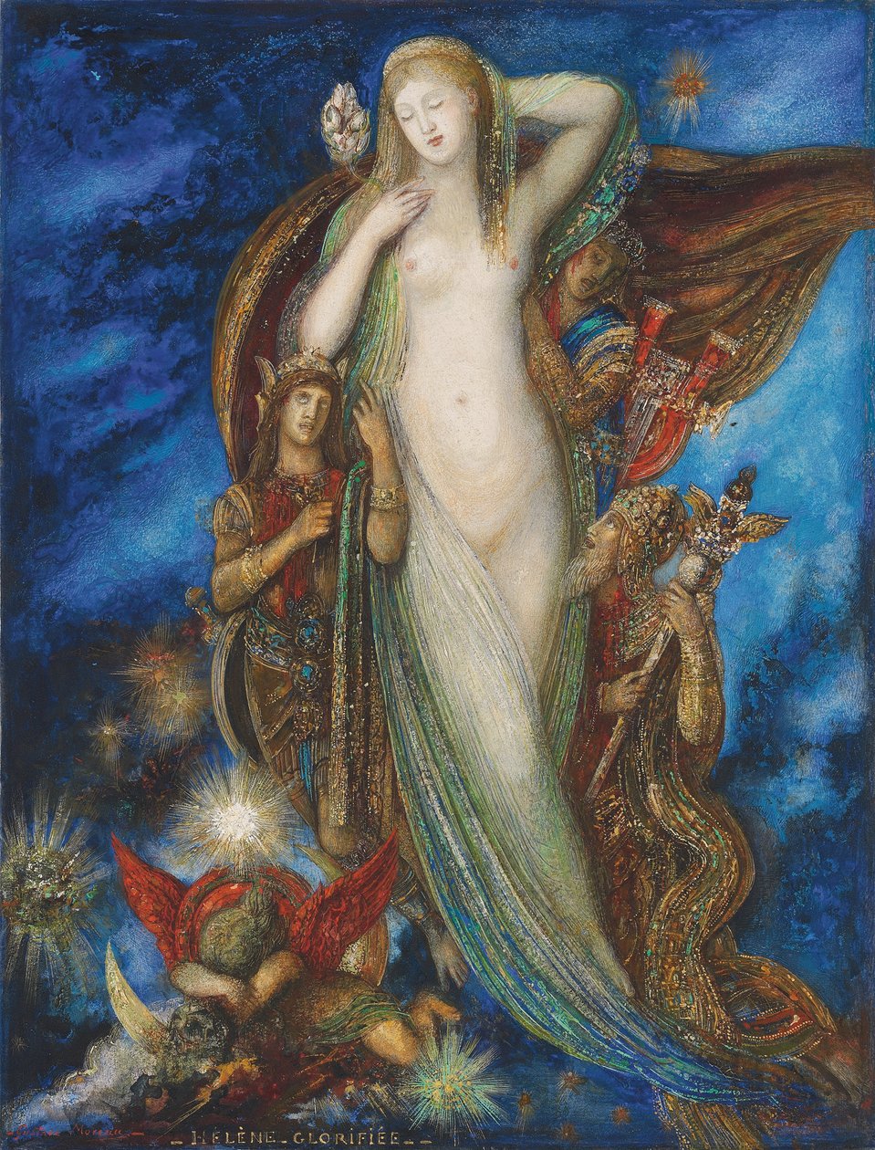 Helen Glorificada, 1896 de Gustave Moreau