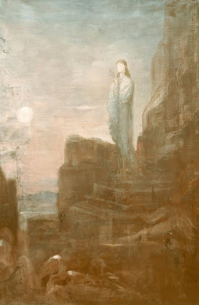Helene nas paredes de Tróia de Gustave Moreau