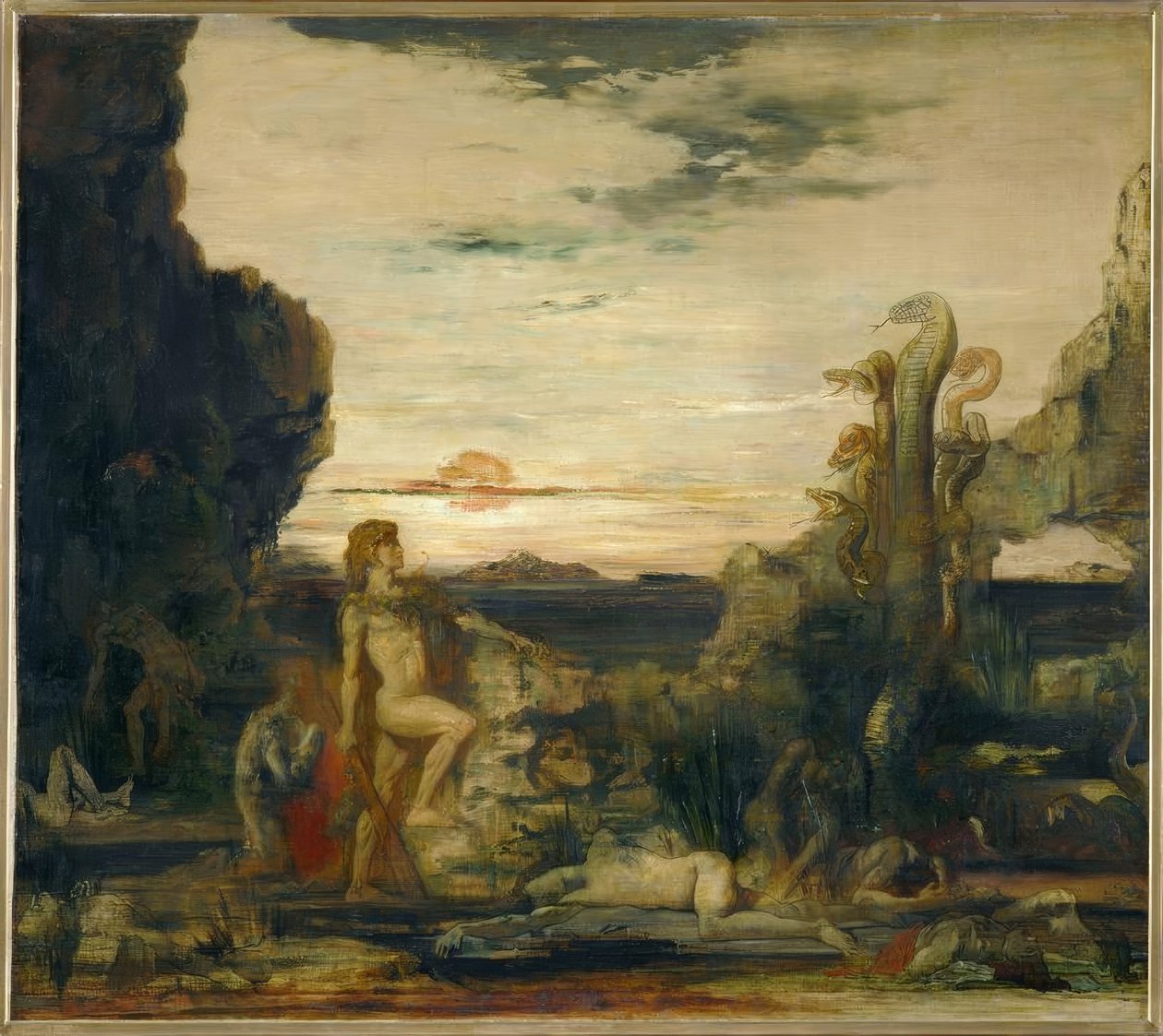 Hércules e a Hidra de Lerne de Gustave Moreau