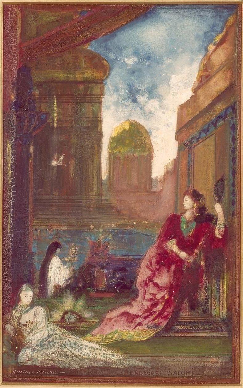 Herodias e Salomé de Gustave Moreau