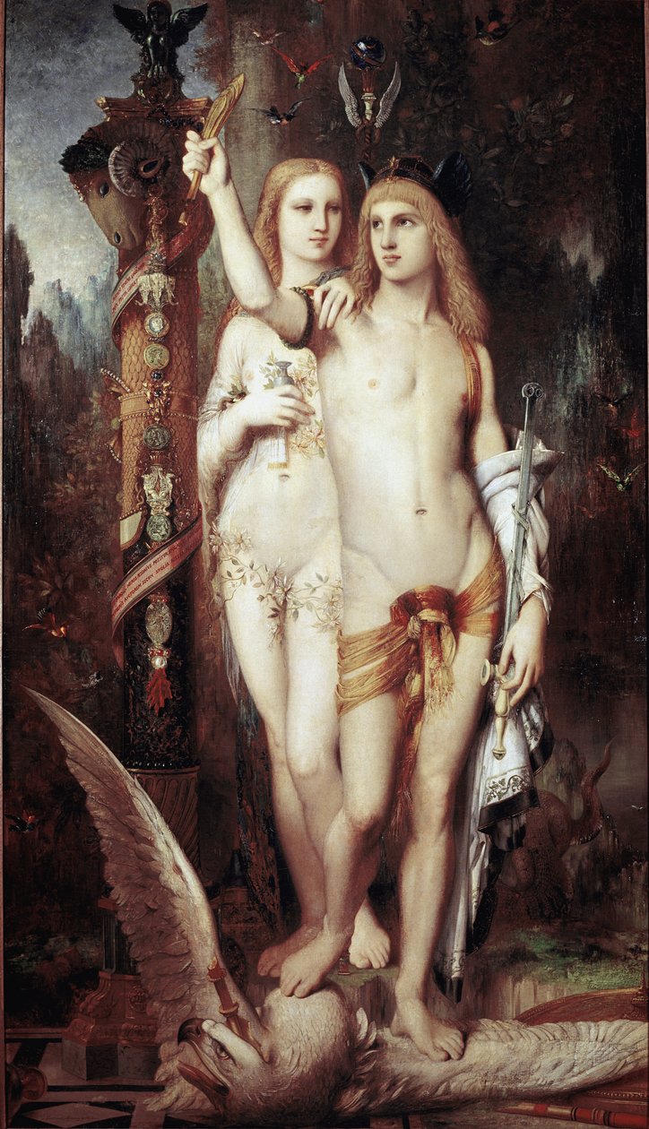 Jason e Medee (óleo sobre tela de Gustave Moreau