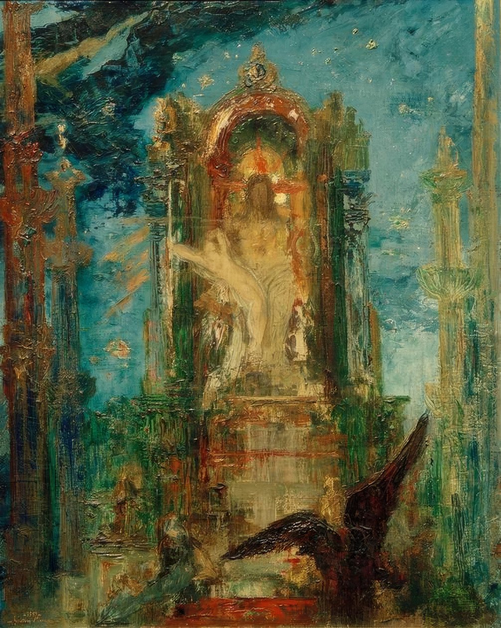 Júpiter e Semele de Gustave Moreau