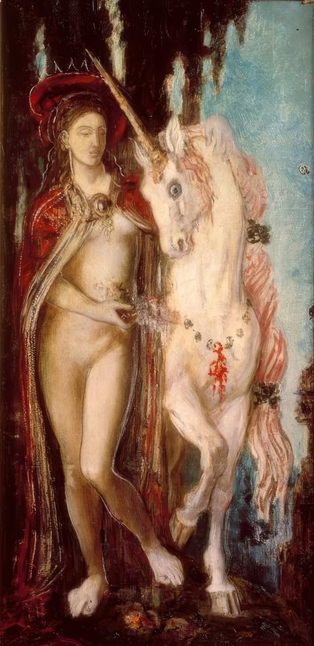 O unicórnio de Gustave Moreau