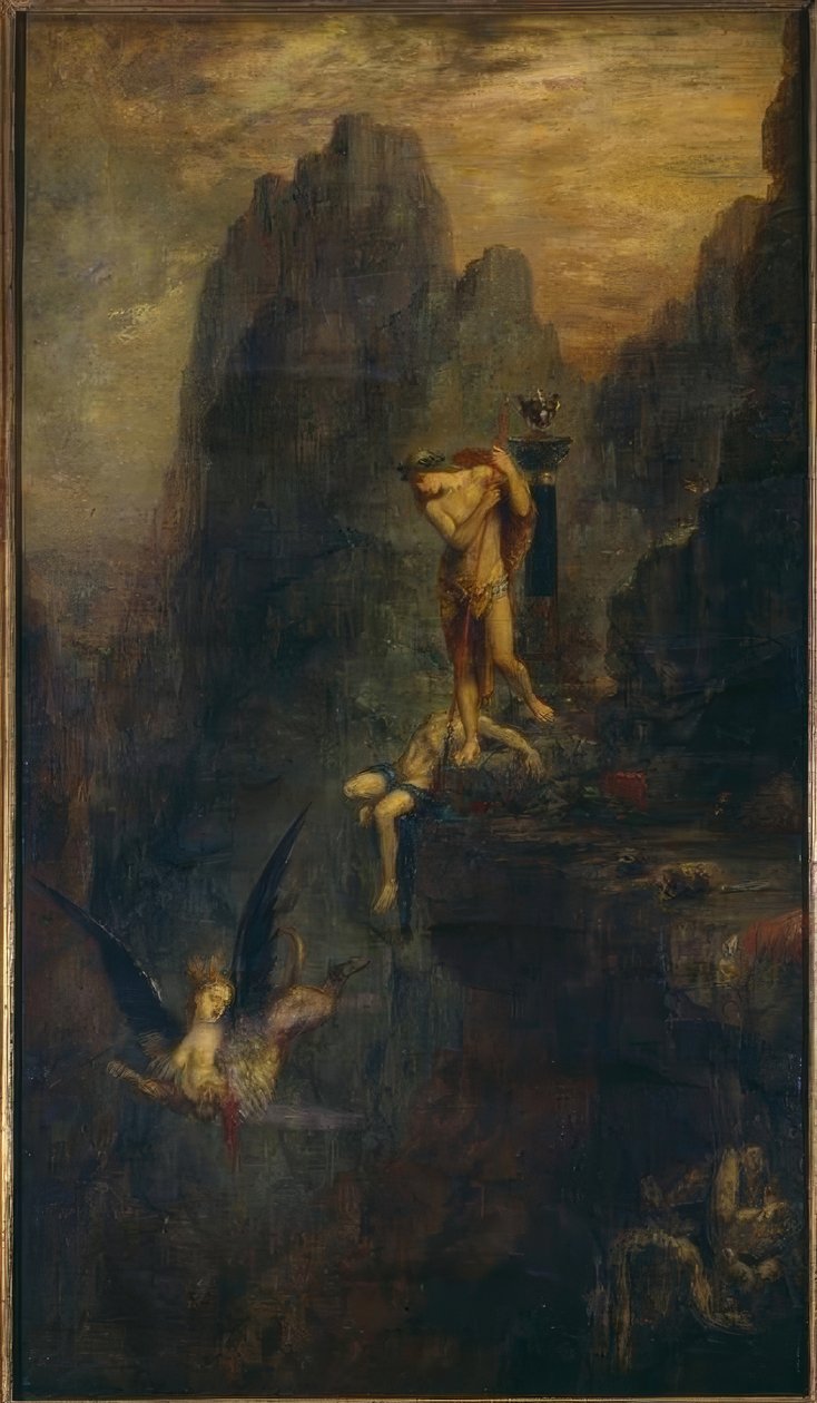 A Esfinge adivinhou de Gustave Moreau
