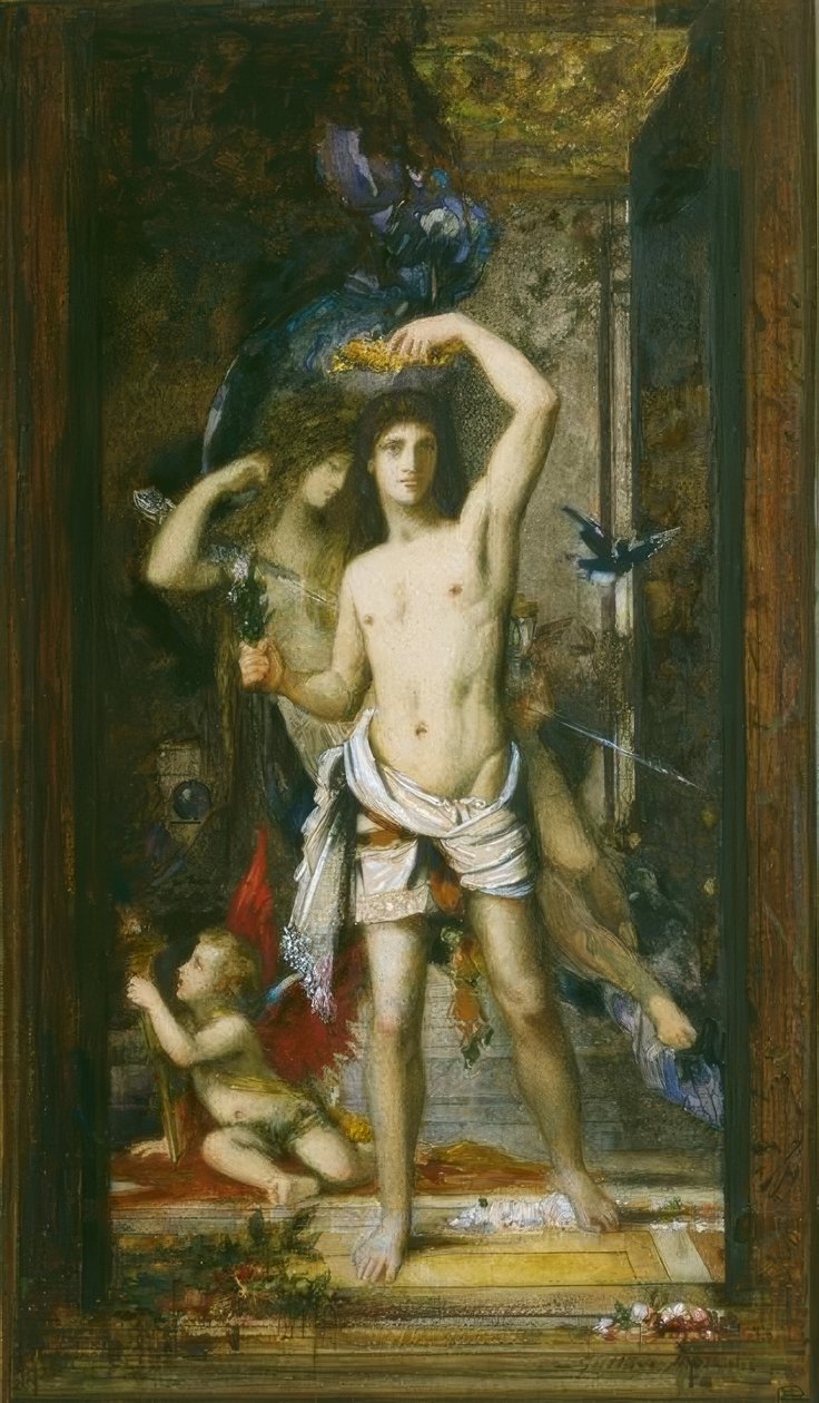 O jovem e a morte de Gustave Moreau
