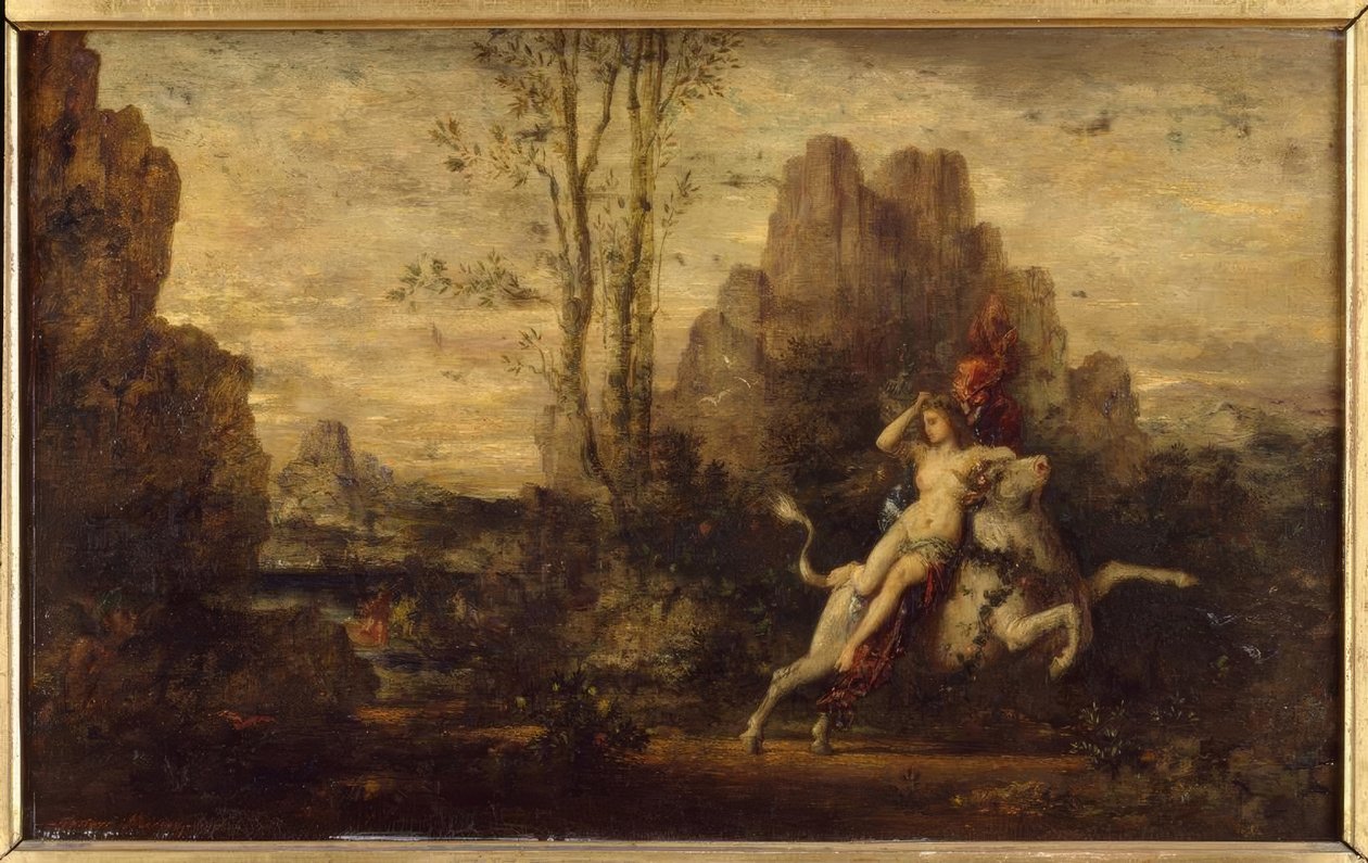 O sequestro da Europa de Gustave Moreau