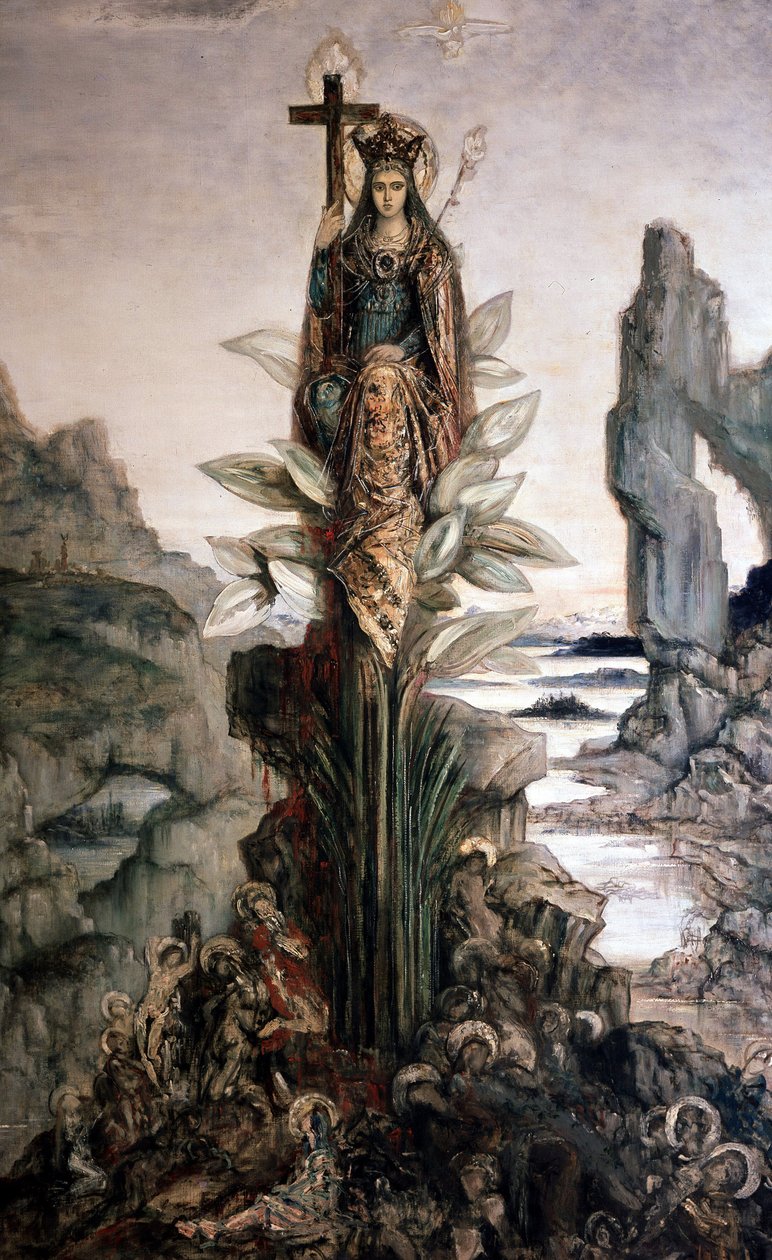 Mystic Flower de Gustave Moreau. de Gustave Moreau
