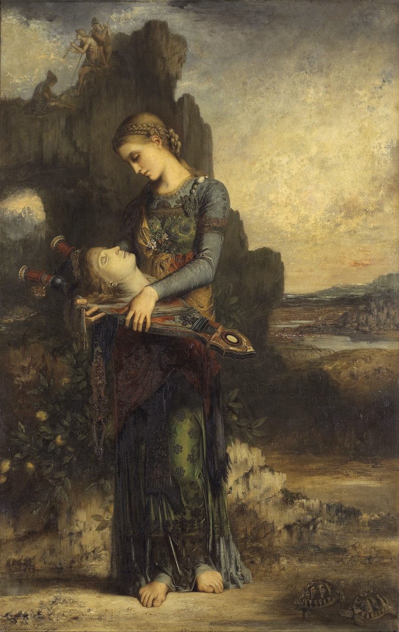 Orfeu, 1865 de Gustave Moreau