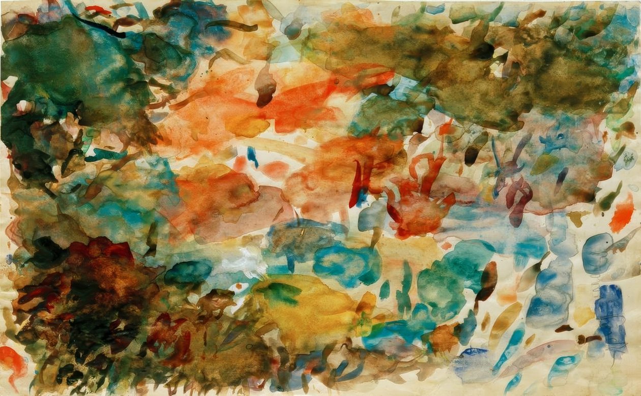 Paleta de aquarela de Gustave Moreau
