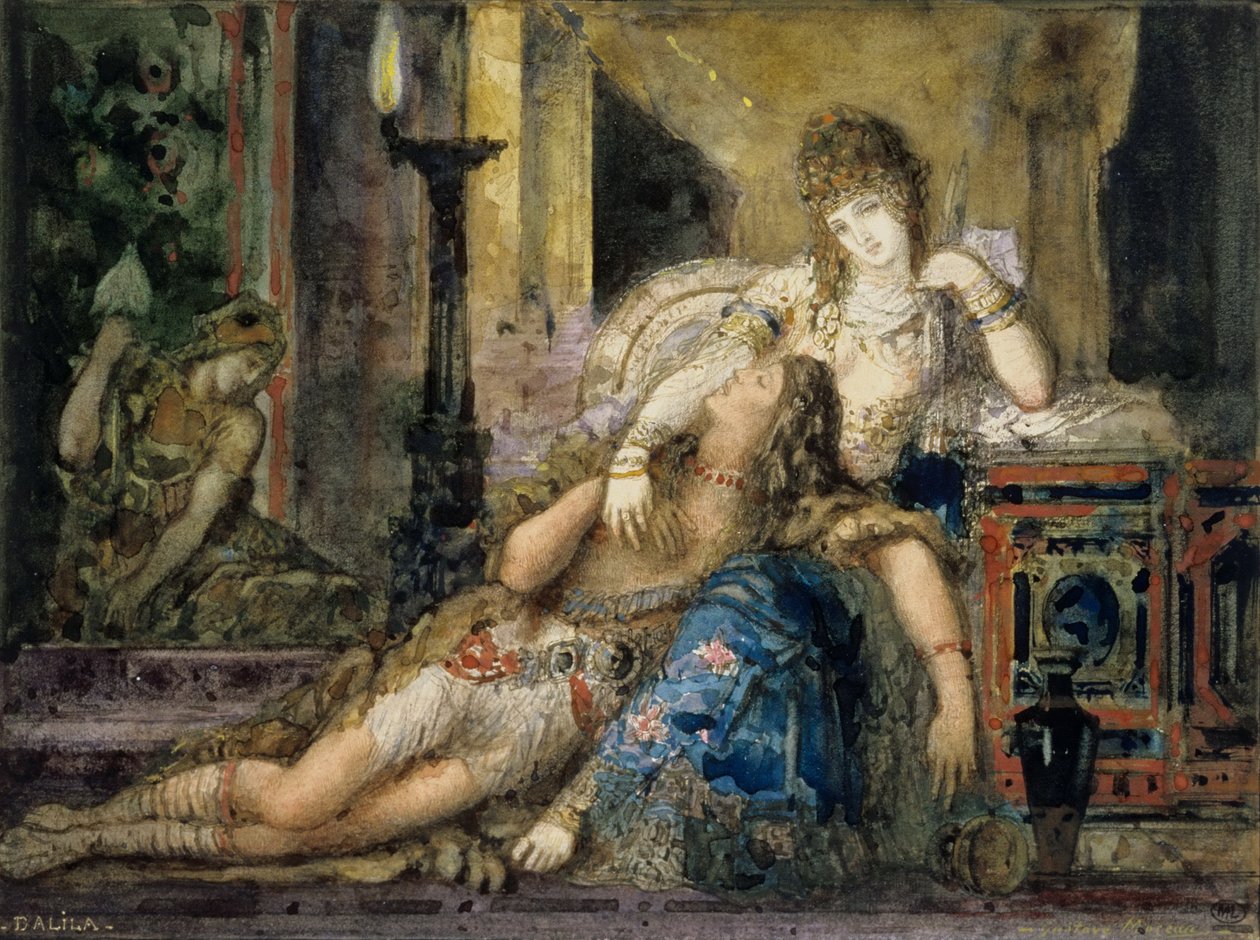 Sansão e Dalila de Gustave Moreau