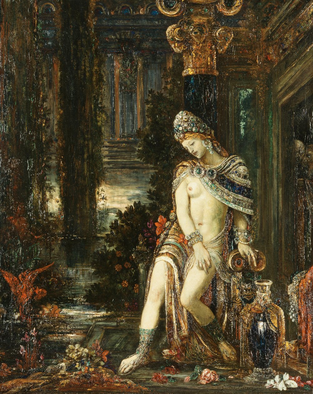 Susanna e os Anciãos, c.1895 de Gustave Moreau