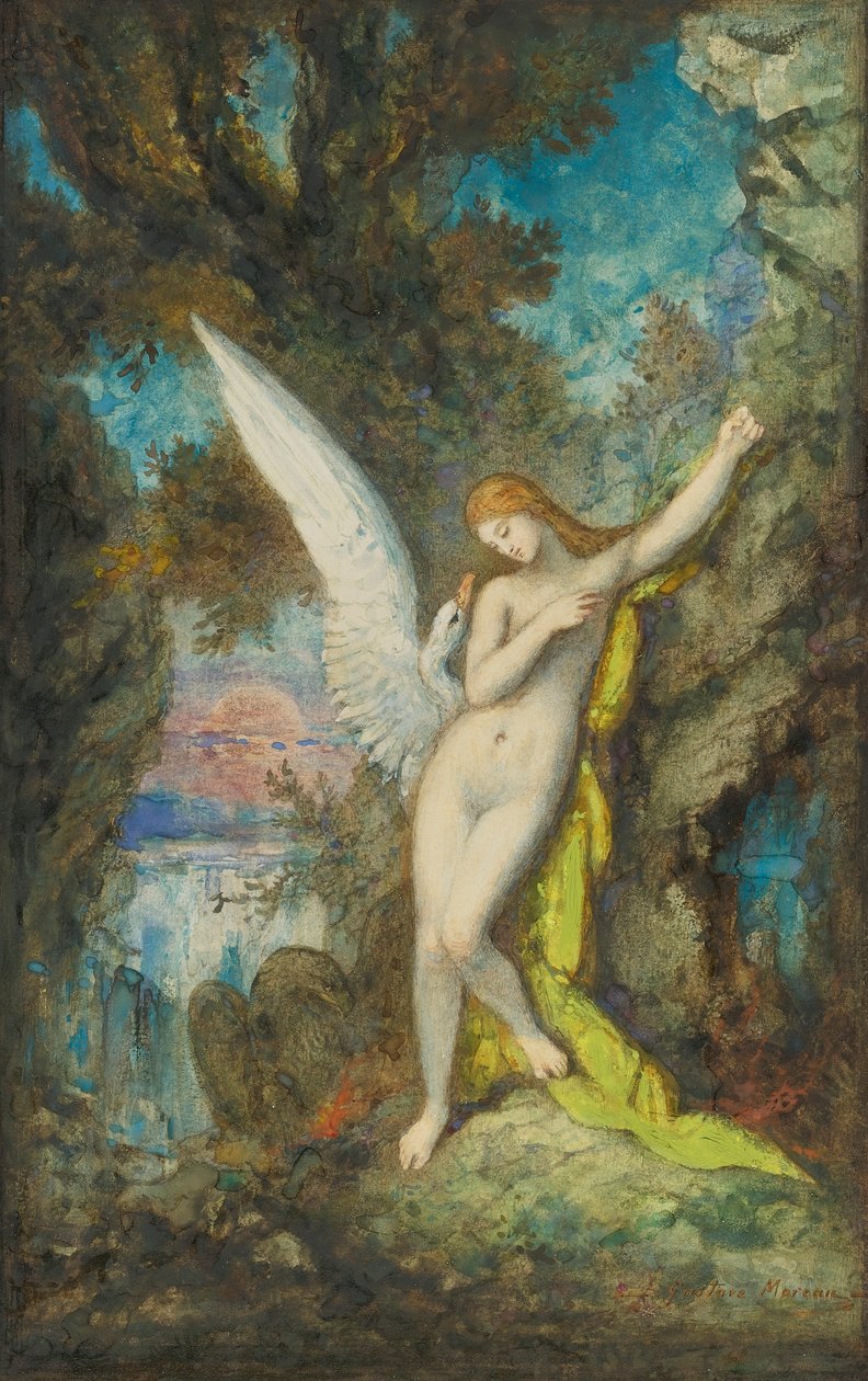 Template:Leda anstehe Swan de Gustave Moreau