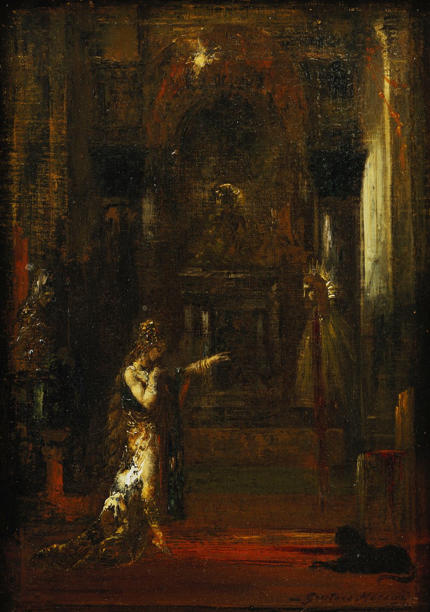 A Aparição, c.1876 de Gustave Moreau