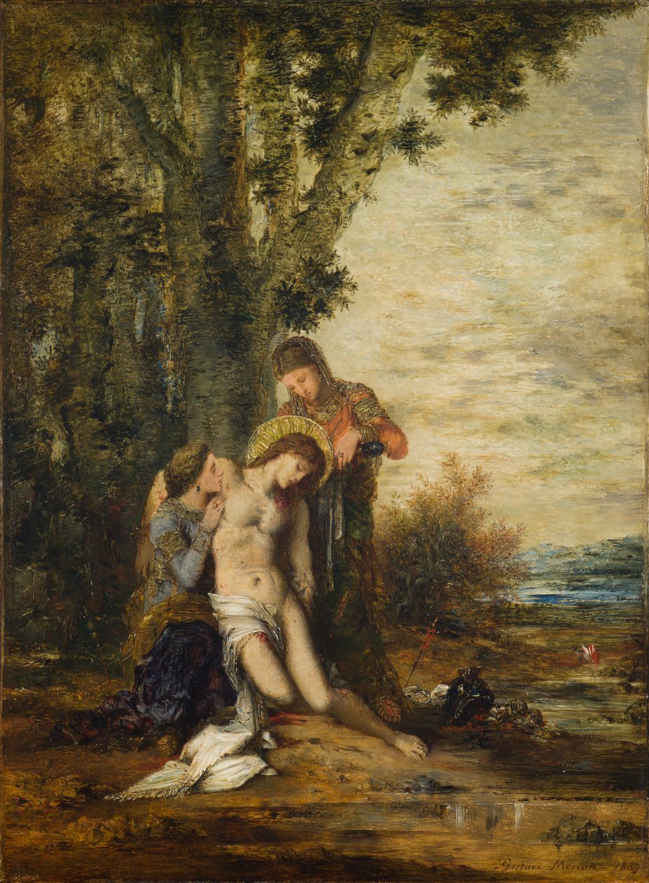 O Martirizado São Sebastião de Gustave Moreau