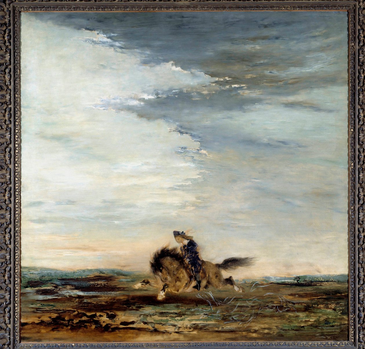 The Scottish Rider Painting de Gustave Moreau (1826-1898) século XIX. Paris, Musee Gustave Moreau de Gustave Moreau
