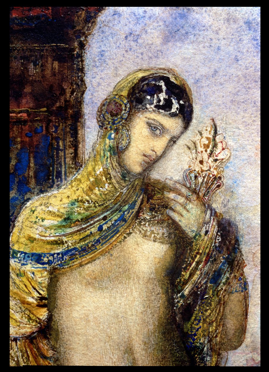 O detalhe do Cântico das Canções de 83718 de Gustave Moreau