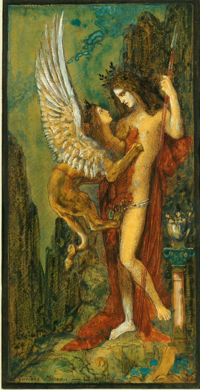 A esfinge de Gustave Moreau