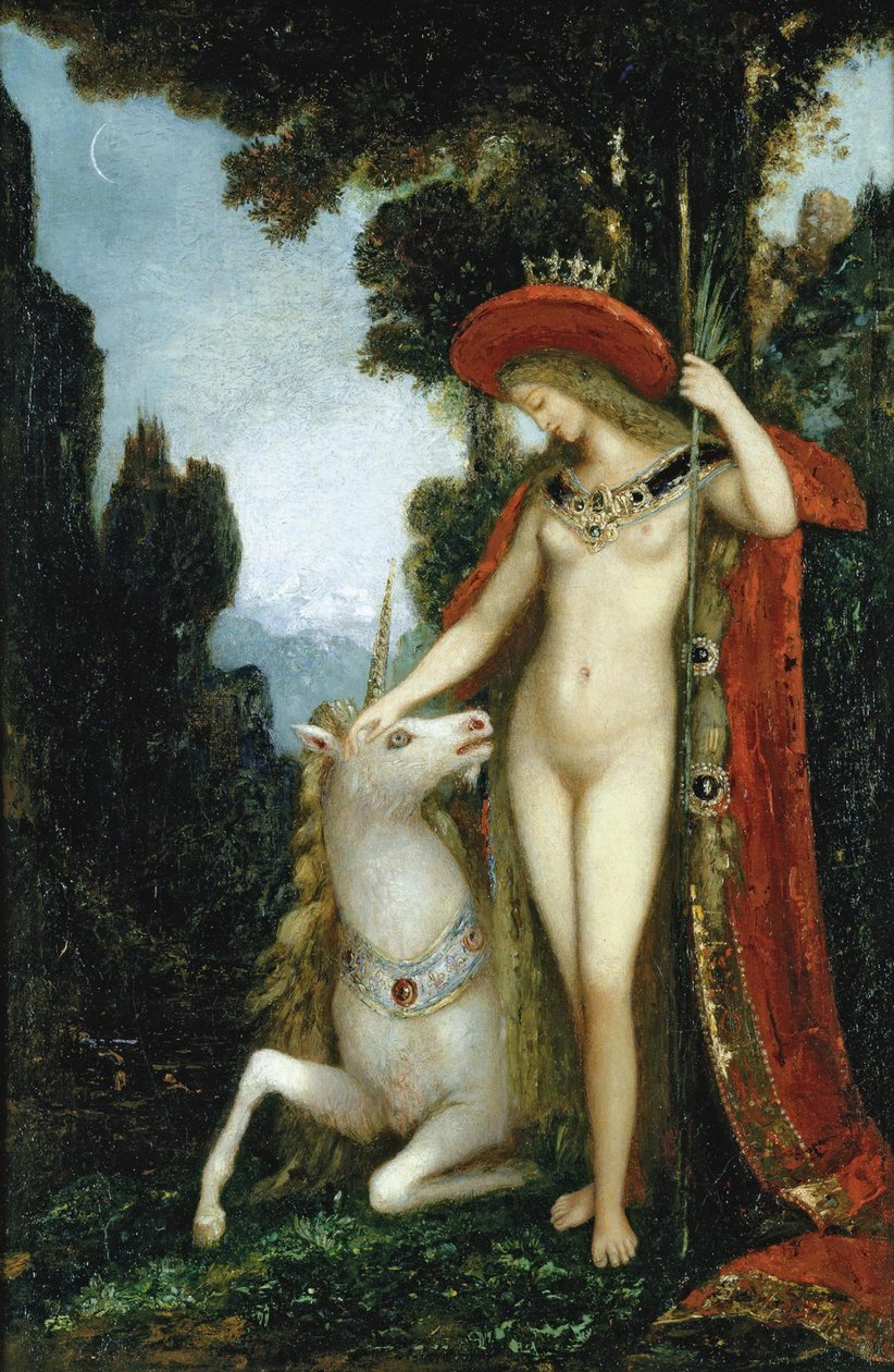 O unicórnio de Gustave Moreau
