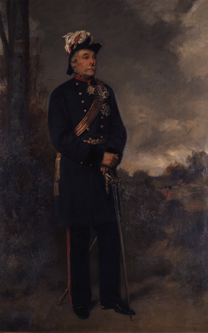 Retrato do Major-General Lord Henry Percy, VC de Gustave Pope