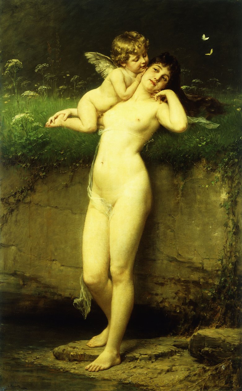 Vênus e Cupido de Gustave Popperitz