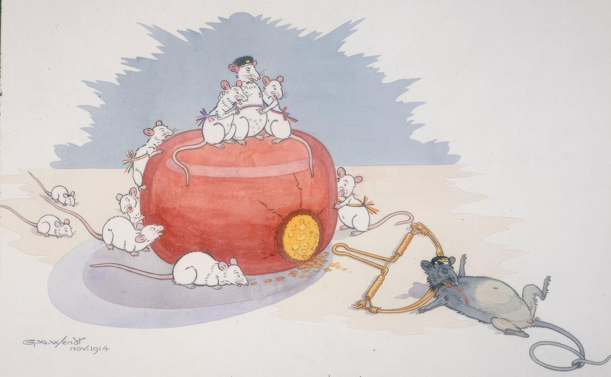 1. Wk. - Le Gourmand puni - Copas. v. G.Wendt de Gustave Wendt