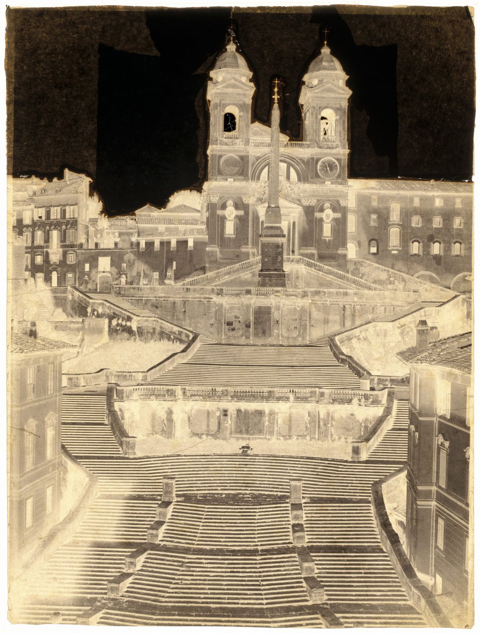 Escadaria de Espanha, Roma de Gustave de Beaucorps