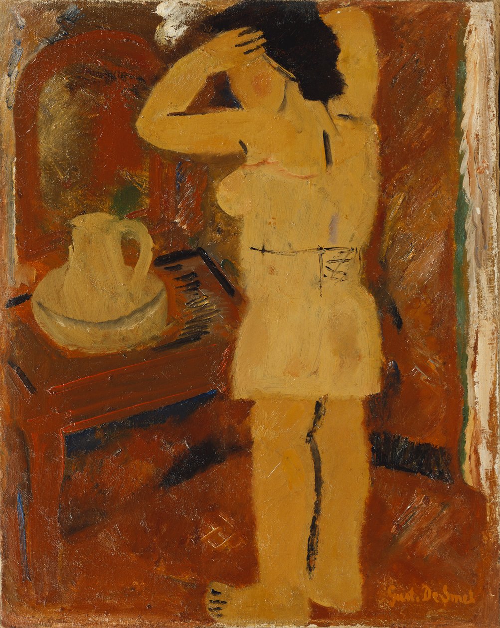 La Toilette - Vestir de Gustave de Smet