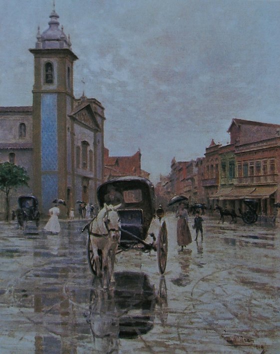 Praça da Lapa sob a chuva de Gustavo DallAra