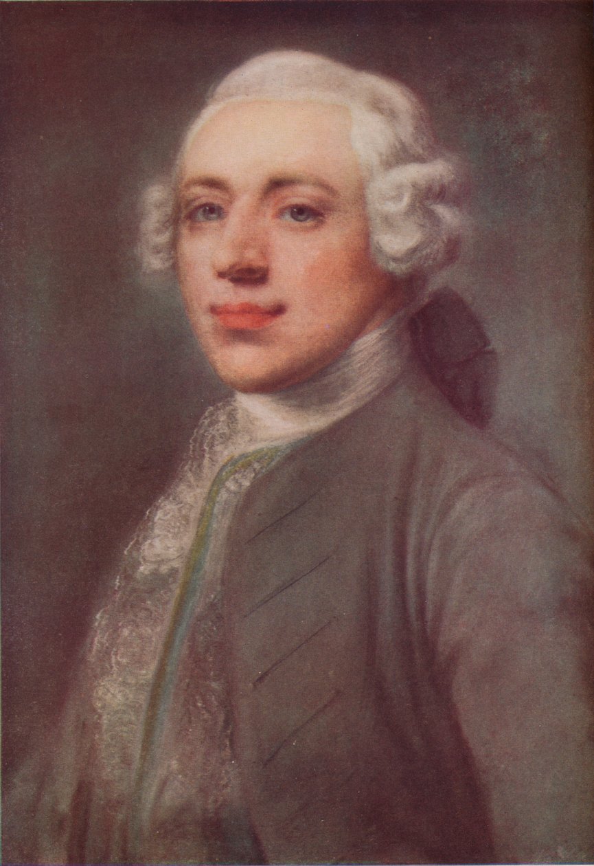 Gustavus Hamilton 1739-1775, pintor de miniaturas irlandês, século 18, 1923 de Gustavus Hamilton