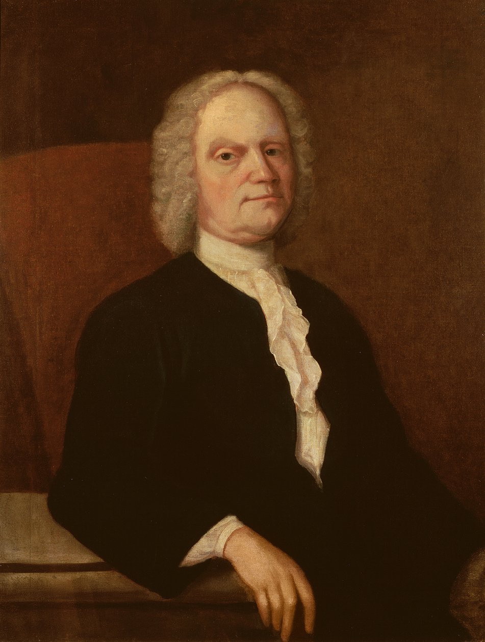 Auto-retrato, c.1740 de Gustavus Hesselius