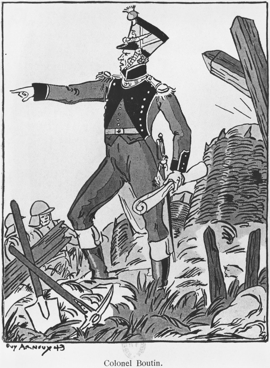 Coronel Boutin, ilustração de 